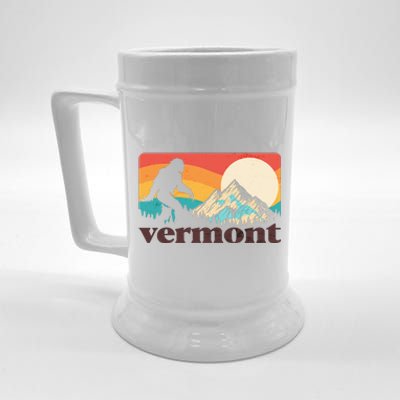 Vintage Vermont Bigfoot Sasquatch Wilderness Beer Stein