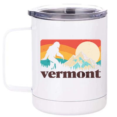 Vintage Vermont Bigfoot Sasquatch Wilderness 12 oz Stainless Steel Tumbler Cup