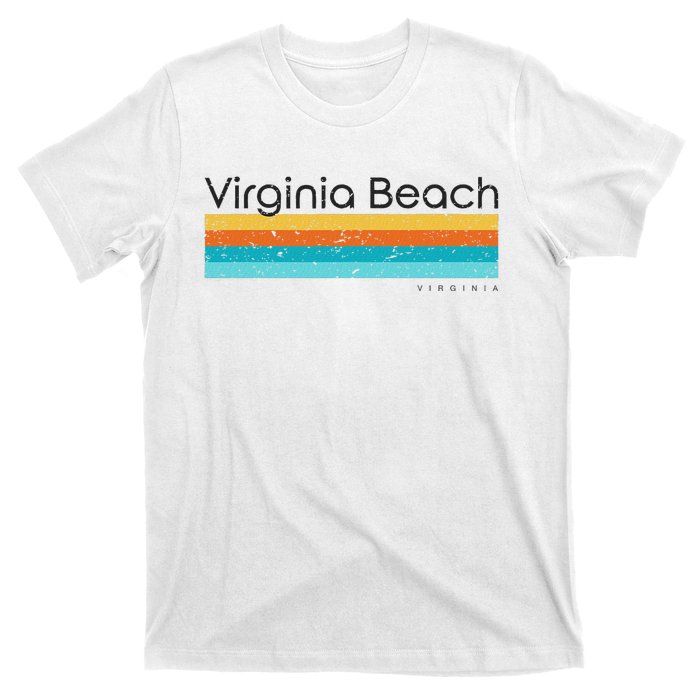 Vintage Virginia Beach Virginia Va Retro Design T-Shirt