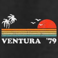 Vintage Ventura Beach California Retro Sunset Surf 70s Gift Beanie