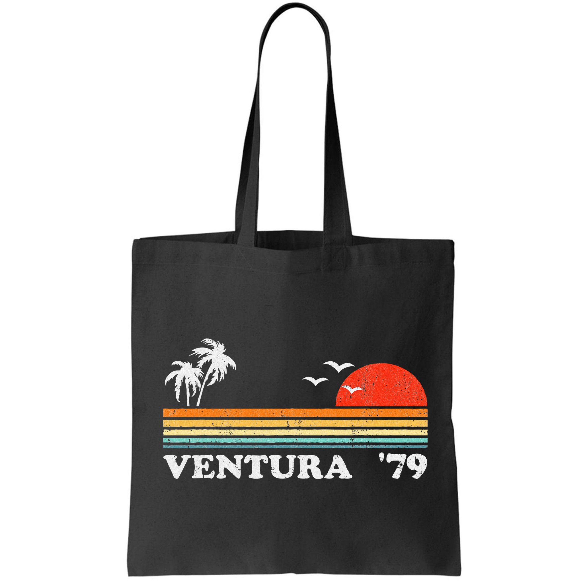 Vintage Ventura Beach California Retro Sunset Surf 70s Gift Bag