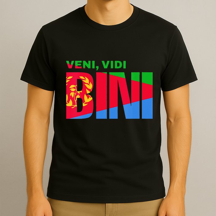 Vini Vidi Bini Biniam Girmay Eritrean Cyclist France T-Shirt
