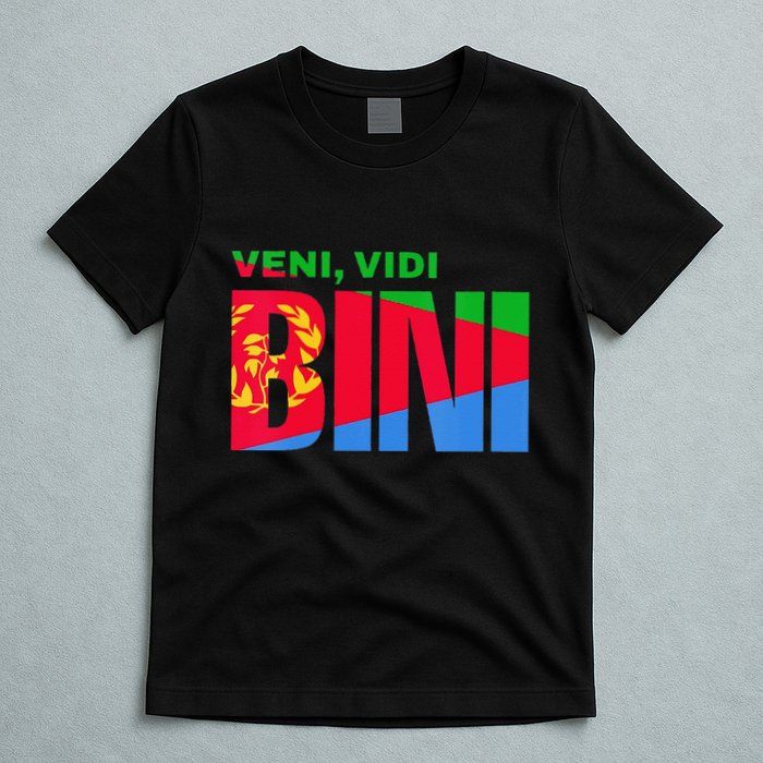 Vini Vidi Bini Biniam Girmay Eritrean Cyclist France T-Shirt