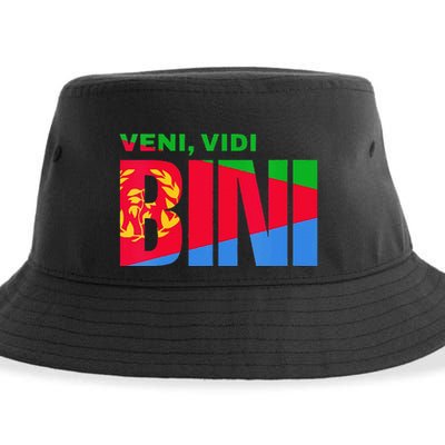 Vini Vidi Bini Biniam Girmay Eritrean Cyclist France Sustainable Bucket Hat