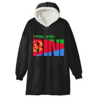 Vini Vidi Bini Biniam Girmay Eritrean Cyclist France Hooded Wearable Blanket