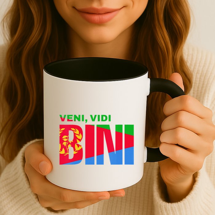 Vini Vidi Bini Biniam Girmay Eritrean Cyclist France Mug