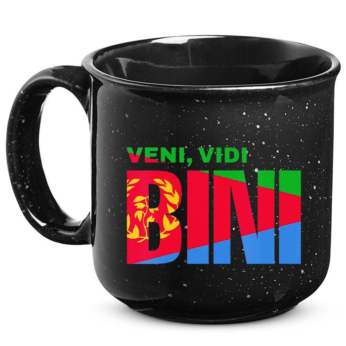 Vini Vidi Bini Biniam Girmay Eritrean Cyclist France 15oz Campfire Ceramic Mug