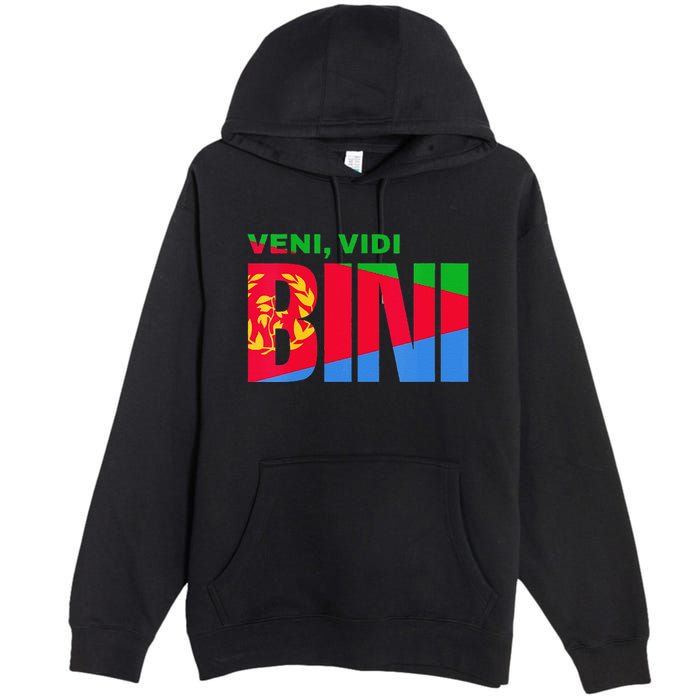 Vini Vidi Bini Biniam Girmay Eritrean Cyclist France Premium Pullover Hoodie