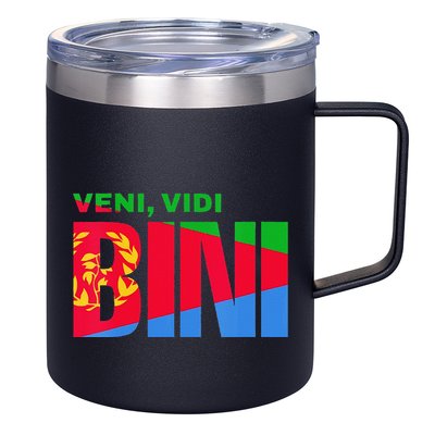 Vini Vidi Bini Biniam Girmay Eritrean Cyclist France 12oz Stainless Steel Coffee Mug