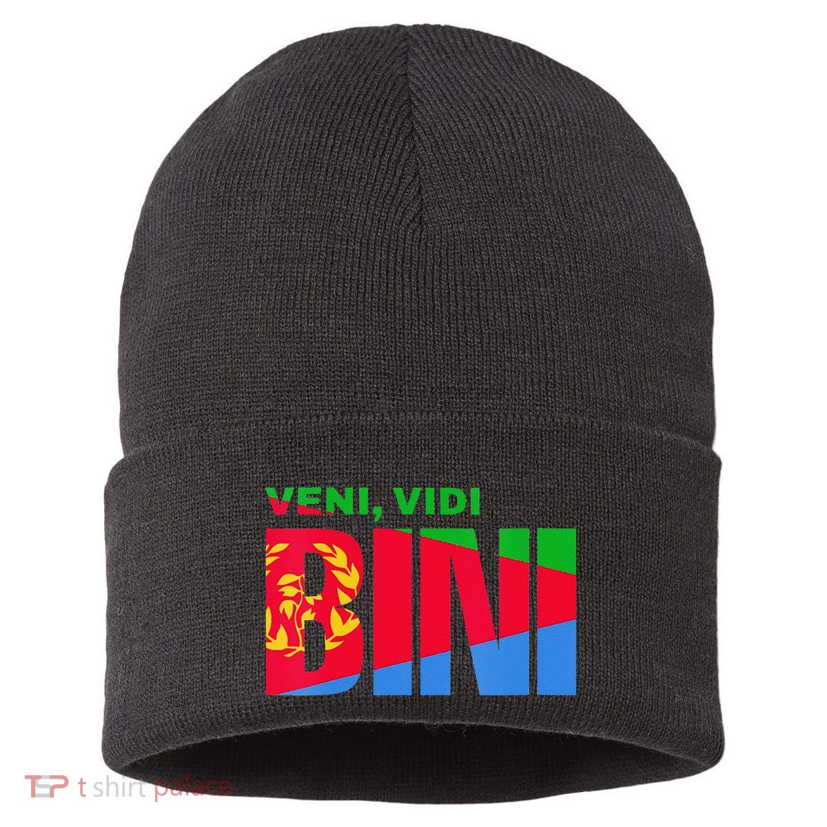 Vini Vidi Bini Biniam Girmay Eritrean Cyclist France Sustainable Knit Beanie
