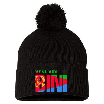 Vini Vidi Bini Biniam Girmay Eritrean Cyclist France Pom Pom 12in Knit Beanie