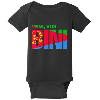 Vini Vidi Bini Biniam Girmay Eritrean Cyclist France Baby Bodysuit
