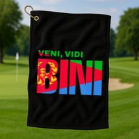 Vini Vidi Bini Biniam Girmay Eritrean Cyclist France Golf Towel