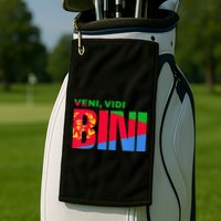 Vini Vidi Bini Biniam Girmay Eritrean Cyclist France Golf Towel