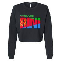 Vini Vidi Bini Biniam Girmay Eritrean Cyclist France Cropped Pullover Crew