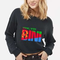 Vini Vidi Bini Biniam Girmay Eritrean Cyclist France Cropped Pullover Crew