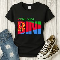 Vini Vidi Bini Biniam Girmay Eritrean Cyclist France Womens T-Shirt