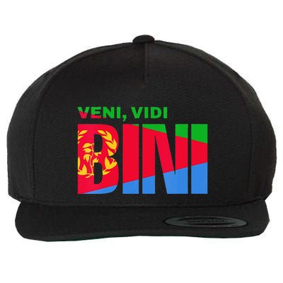 Vini Vidi Bini Biniam Girmay Eritrean Cyclist France Wool Snapback Cap