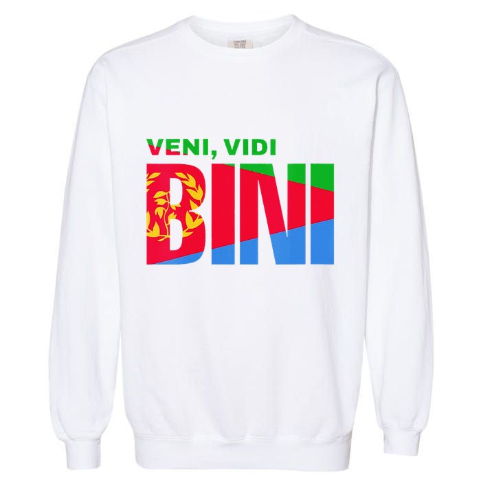 Vini Vidi Bini Biniam Girmay Eritrean Cyclist France Garment-Dyed Sweatshirt