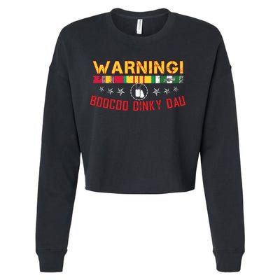 Vietnam Veteran Boocoo Dinky Dau Cropped Pullover Crew