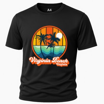 Vintage Virginia Beach Virginia Summer 90s Beach Souvenirs Performance Shirt