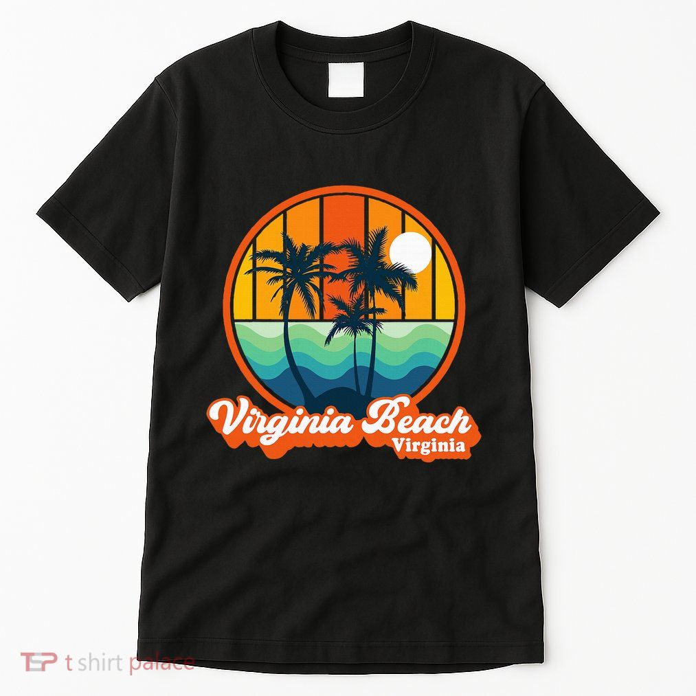 Vintage Virginia Beach Virginia Summer 90s Beach Souvenirs Tall T-Shirt