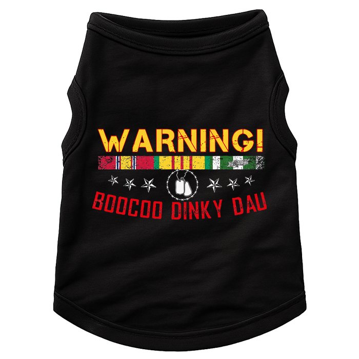 Vietnam Veteran Boocoo Dinky Dau Doggie Tank