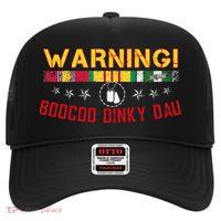 Vietnam Veteran Boocoo Dinky Dau High Crown Mesh Back Trucker Hat