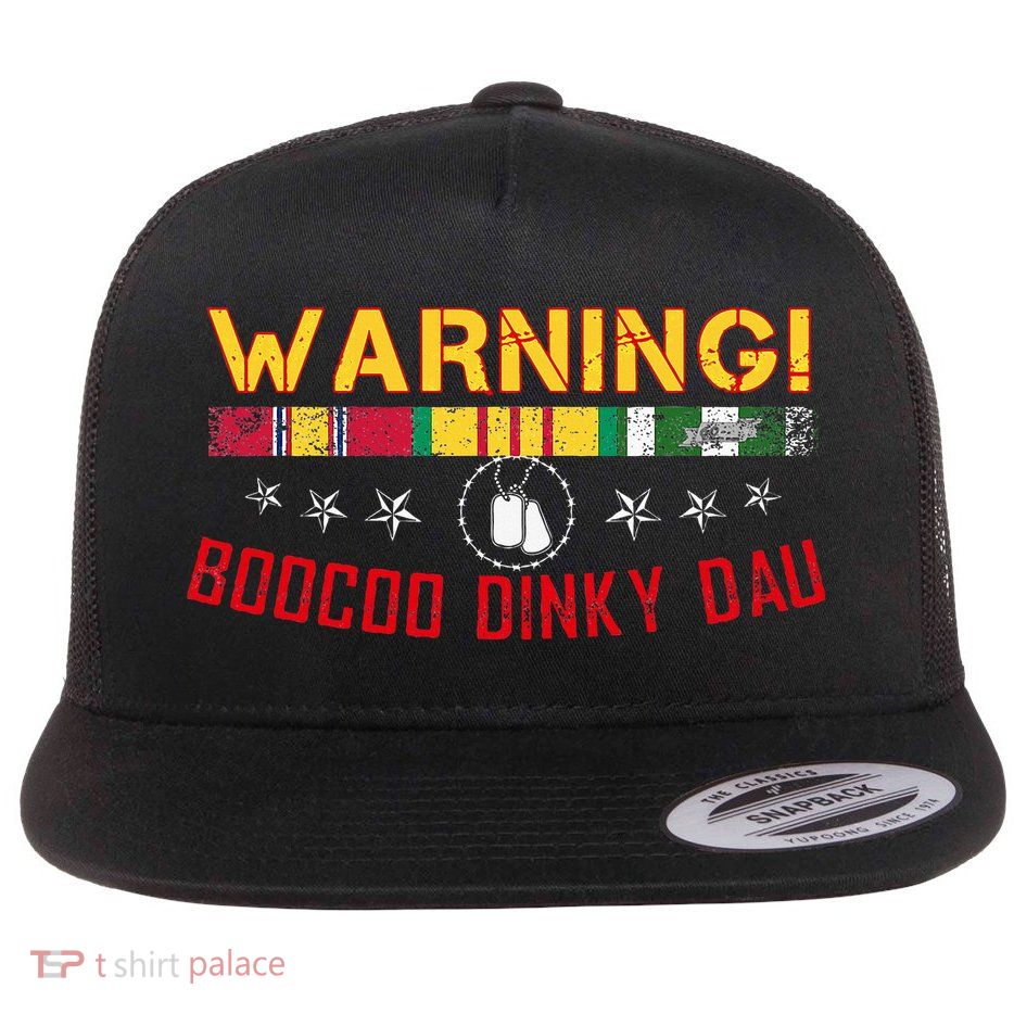 Vietnam Veteran Boocoo Dinky Dau Flatbill Hat