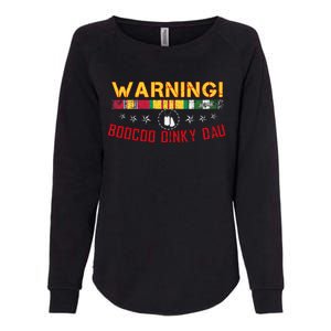 Vietnam Veteran Boocoo Dinky Dau Womens California Wash Sweatshirt