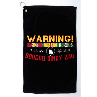 Vietnam Veteran Boocoo Dinky Dau Golf Towel