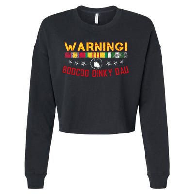 Vietnam Veteran Boocoo Dinky Dau Cropped Pullover Crew