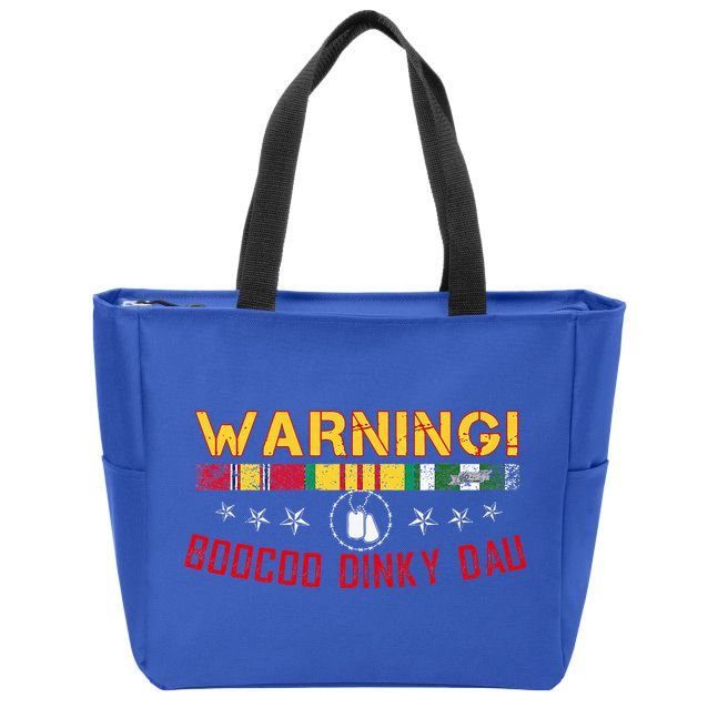 Vietnam Veteran Boocoo Dinky Dau Zip Tote Bag