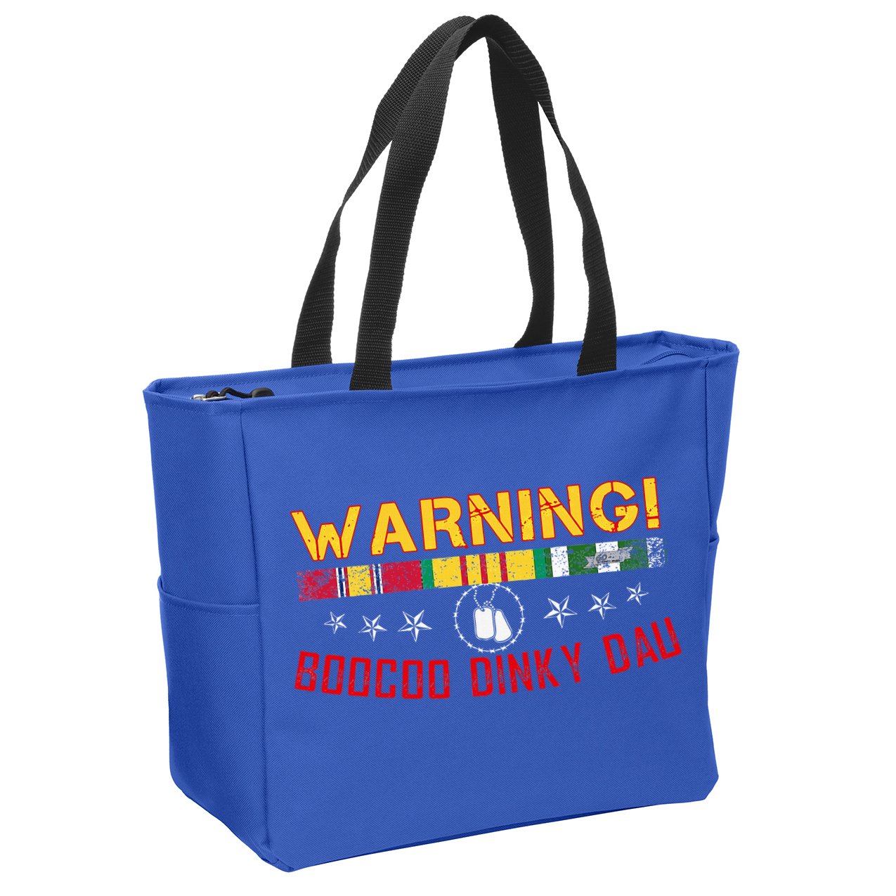 Vietnam Veteran Boocoo Dinky Dau Zip Tote Bag