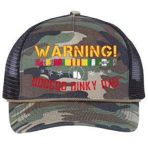 Vietnam Veteran Boocoo Dinky Dau Retro Rope Trucker Hat Cap