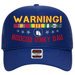 Vietnam Veteran Boocoo Dinky Dau High Crown Mesh Back Trucker Hat