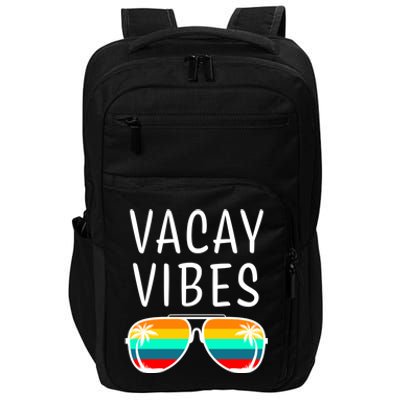 Vacay Vibes Beach Vacation Cute Gift Impact Tech Backpack