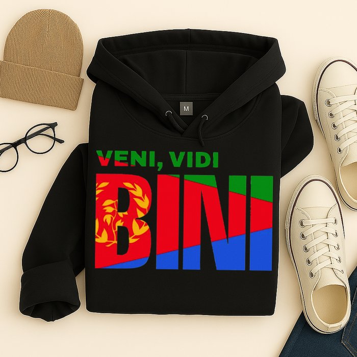 Vini Vidi Bini Eritrean Cyclist De France Hoodie