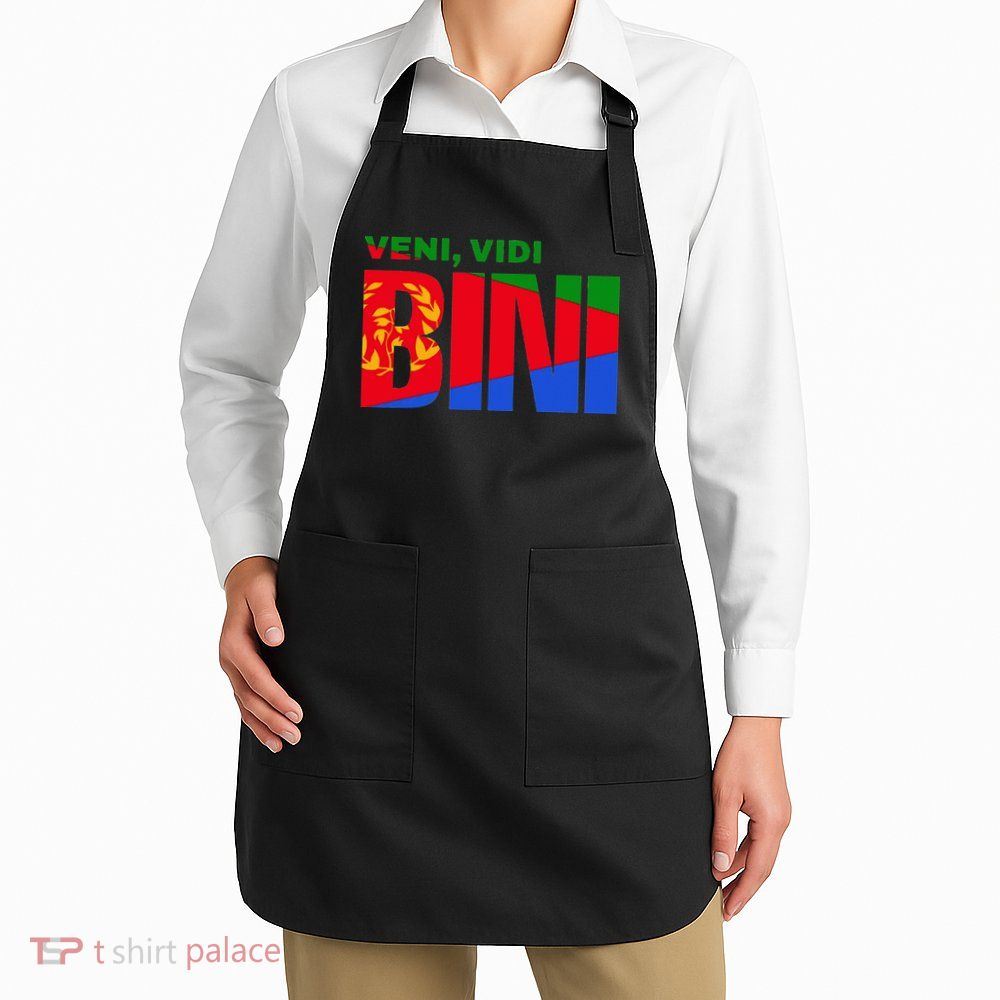 Vini Vidi Bini Eritrean Cyclist De France Apron