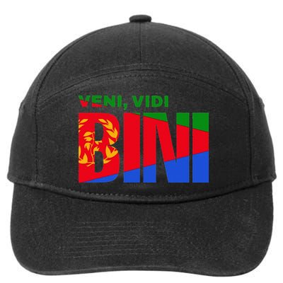 Vini Vidi Bini Eritrean Cyclist De France 7-Panel Snapback Hat