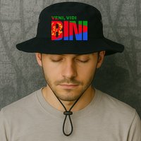 Vini Vidi Bini Eritrean Cyclist De France Bucket Hat
