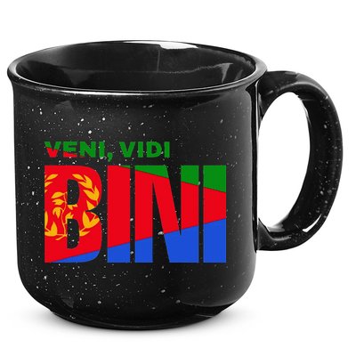 Vini Vidi Bini Eritrean Cyclist De France 15oz Campfire Ceramic Mug