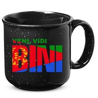 Vini Vidi Bini Eritrean Cyclist De France 15oz Campfire Ceramic Mug