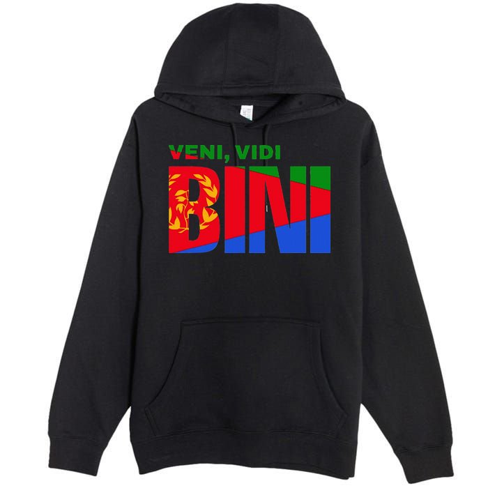 Vini Vidi Bini Eritrean Cyclist De France Premium Pullover Hoodie