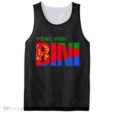 Vini Vidi Bini Eritrean Cyclist De France Mesh Reversible Basketball Jersey Tank