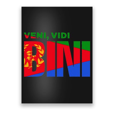 Vini Vidi Bini Eritrean Cyclist De France Poster