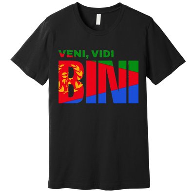 Vini Vidi Bini Eritrean Cyclist De France Premium T-Shirt