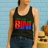 Vini Vidi Bini Eritrean Cyclist De France Womens Tank Top