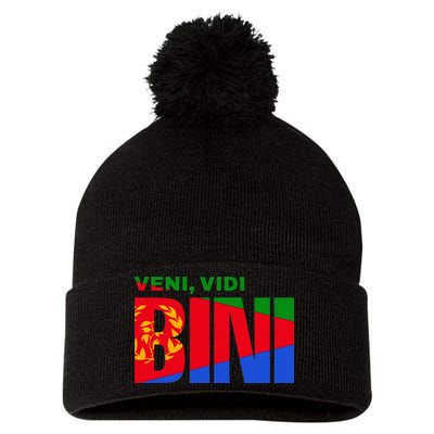 Vini Vidi Bini Eritrean Cyclist De France Pom Pom 12in Knit Beanie