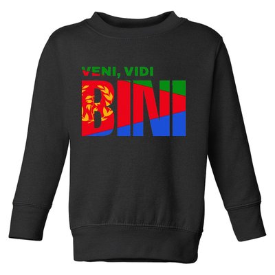 Vini Vidi Bini Eritrean Cyclist De France Toddler Sweatshirt